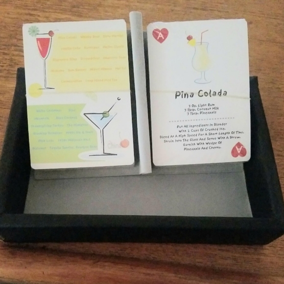 Playing cards With Drink Recipes NIB - Picture 3 of 3